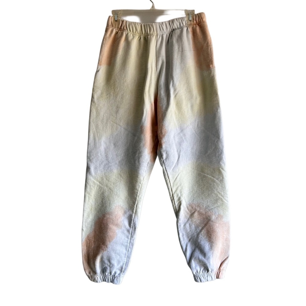 OBEY Worldwide Sustainable
Tie Dye Sweatpants Multi Colored Size Small Women's